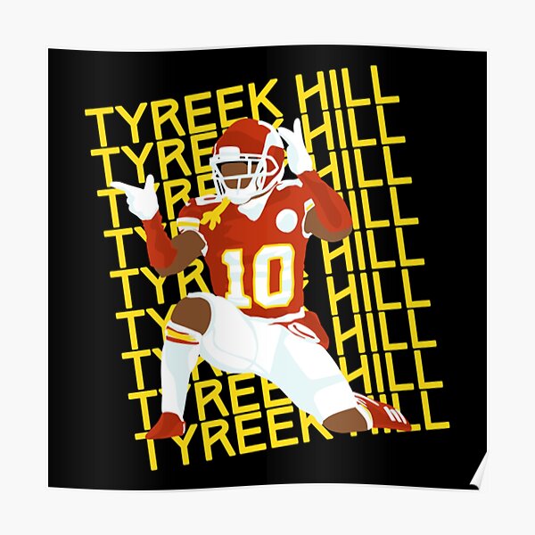 Tyreek Hill Football Edit Tapestries Dolphins - Tyreek Hill