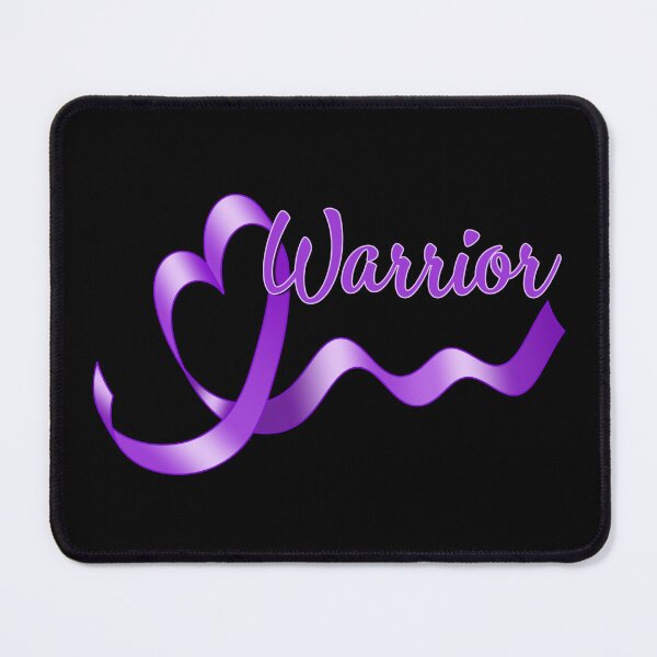 Item preview, Purple Awareness Ribbon with Warrior designed and sold by Alondra.