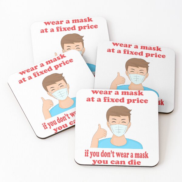 Item preview, wear a mask at a fixed price, if you don't wear a mask you can die designed and sold by Cellara91.