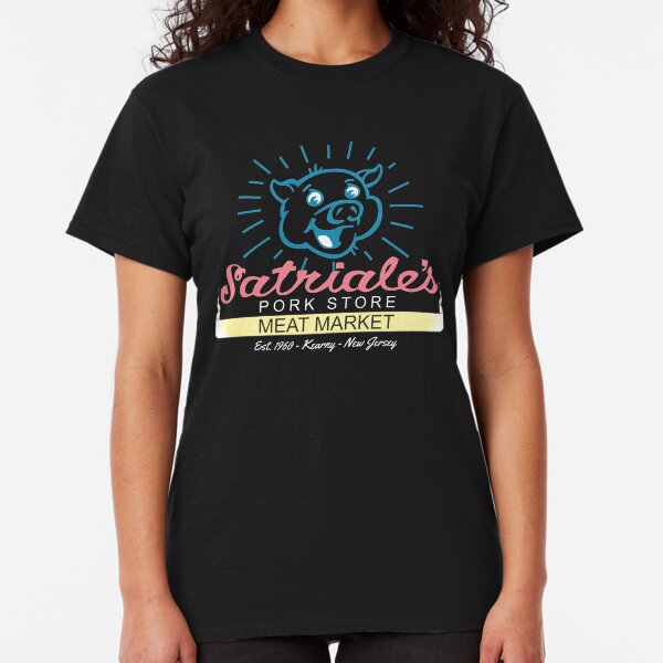 Satriale's - Blue Piggy Logo Classic T-Shirt