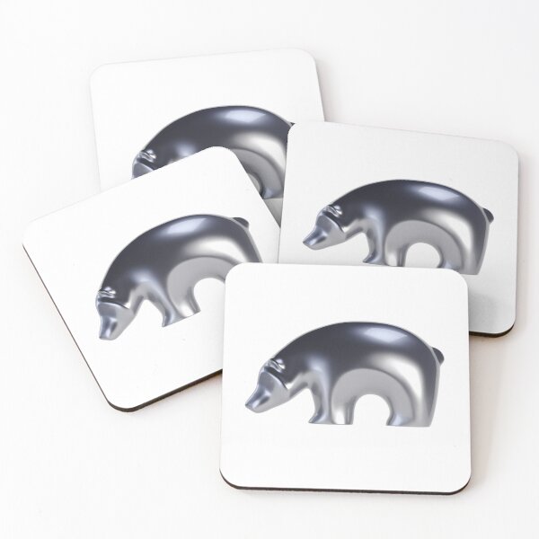 Item preview, Bear Abstract Metallic designed and sold by ZeroEightOne.