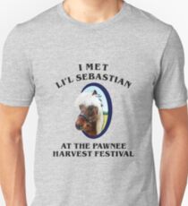 Met li'l sebastian at pawnee harvest festival Unisex T-Shirt