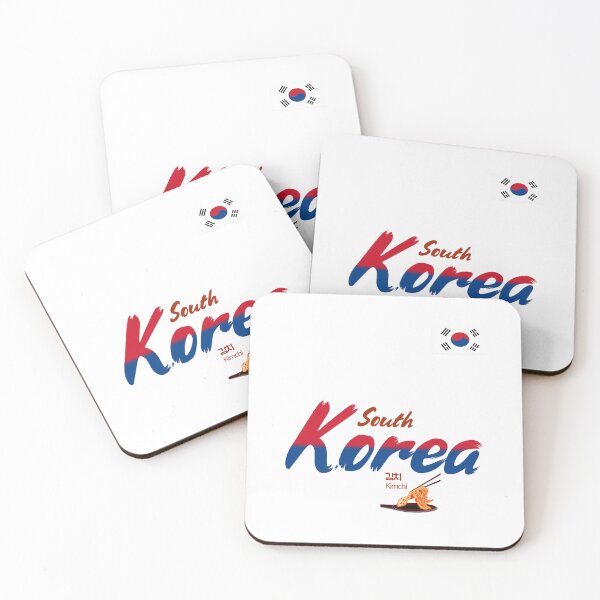 Item preview, South Korea Flag with Kimchi designed and sold by ArtCollectables.