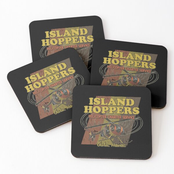 Item preview, Island Hoppers Helicopter Charter Service 1980 designed and sold by ZowieB618.