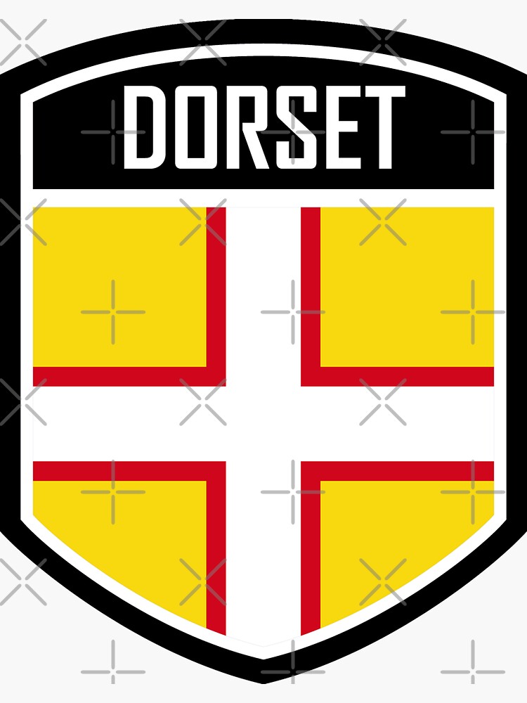 Dorset County England Flag Emblem Sticker For Sale By T Warrior Redbubble 4262