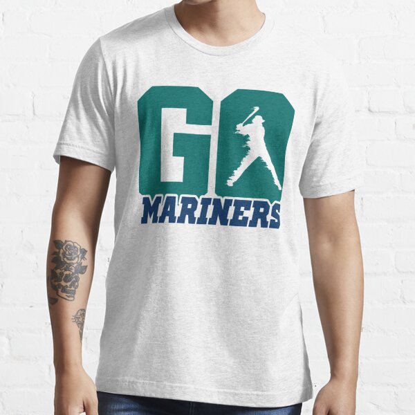 Seattle Mariners Ken Griffey Jr. Men's Cotton T-Shirt - Heather Gray - Seattle | 500 Level