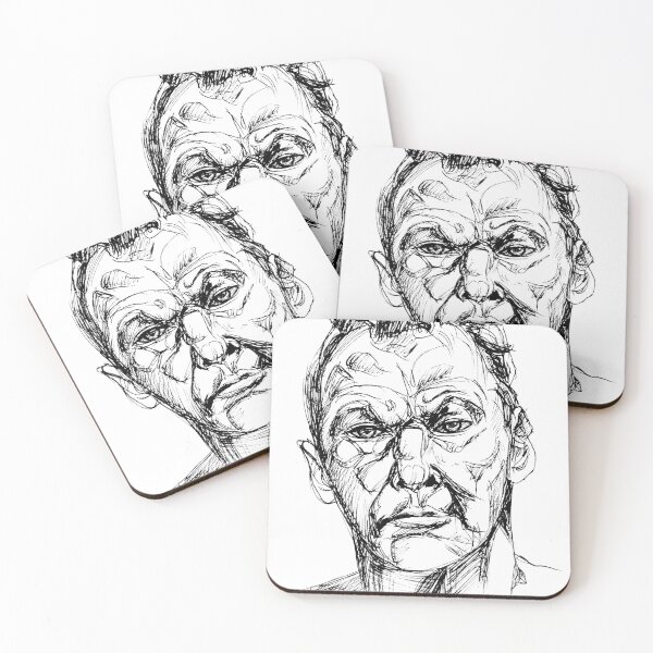 Item preview, Portrait of Lucian Freud designed and sold by coloriscausa.