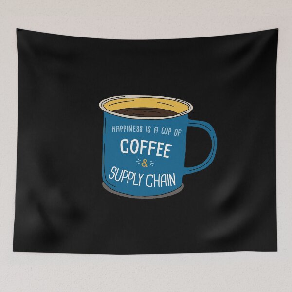 Item preview, Supply Chain & Coffee is happiness designed and sold by orlumbuspirate.