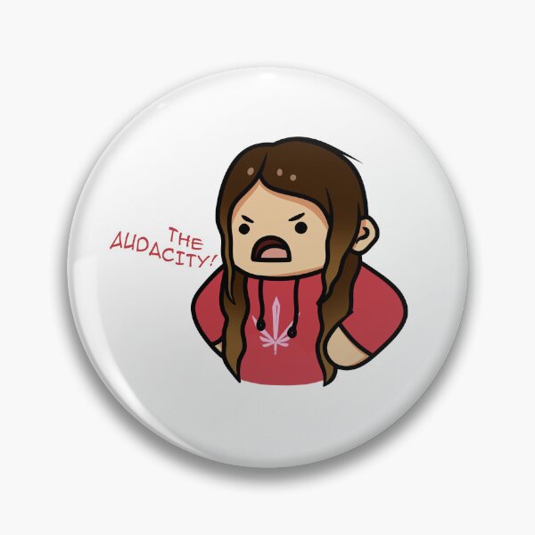 Item preview, Valkyrae shouting the audacity designed and sold by Jeongki.