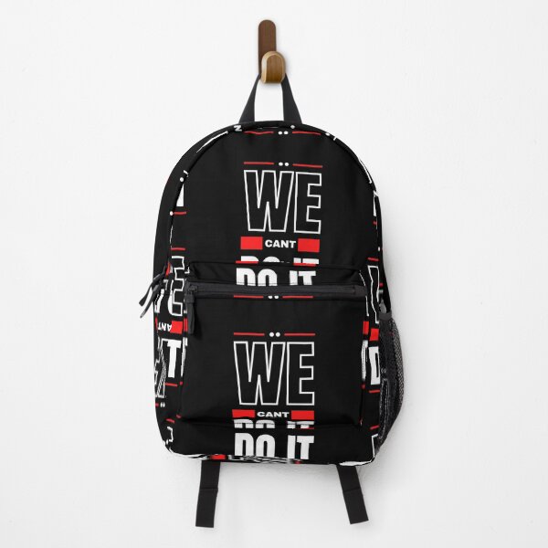 Item preview, we cant do it red and Black Modern Typography Quotes T-Shirt designed and sold by diab diab.