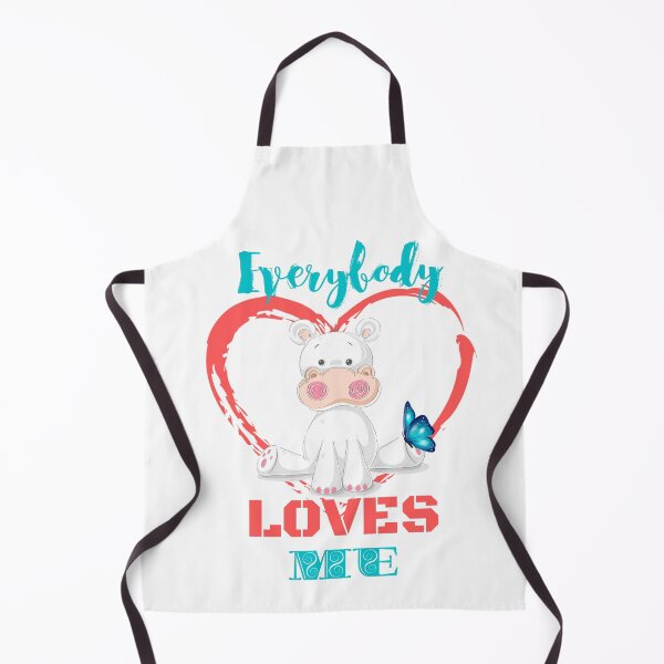 Item preview, Everybody loves me cute hippos designed and sold by Twinmommy Store.