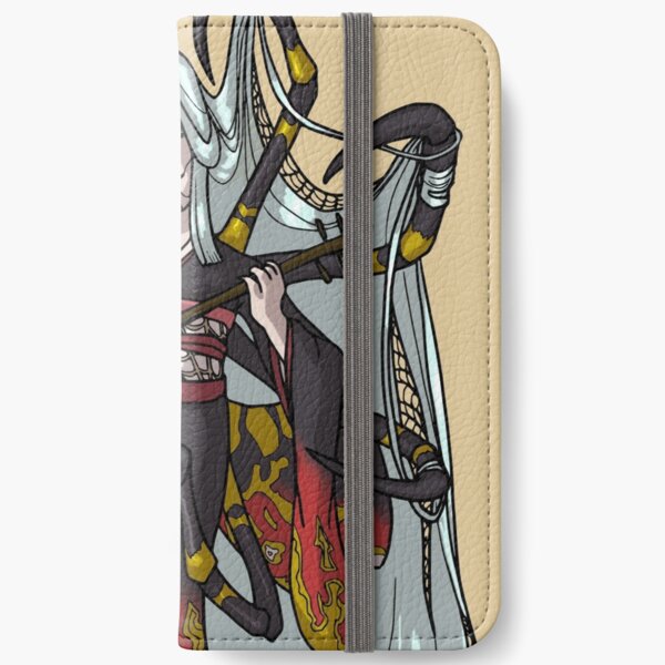Spider Yokai Jorōgumo Playing Shamisen MONSTER GIRLS Series I iPhone Wallet