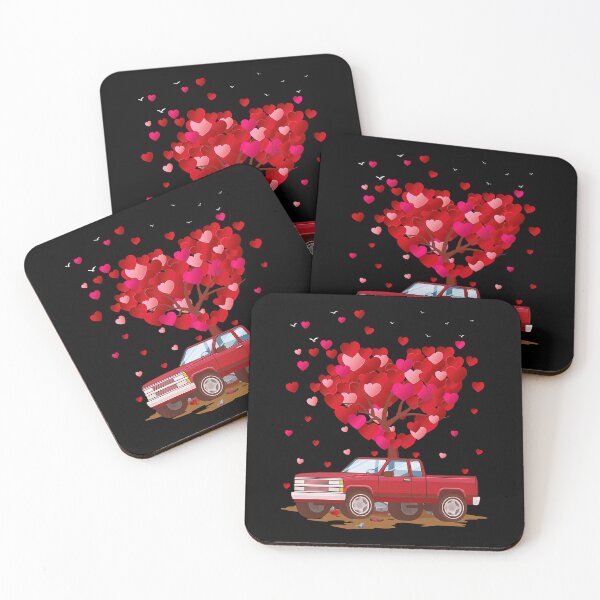 Item preview, Pickup Truck Lover Heart Shape Pickup Truck Valentine's Day designed and sold by larryscott84.