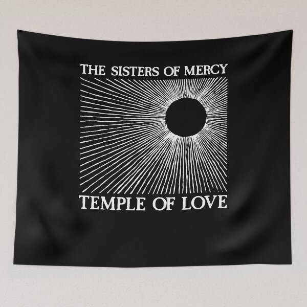 Item preview, Temple of love graphic black and white poster designed and sold by Almeida1670.
