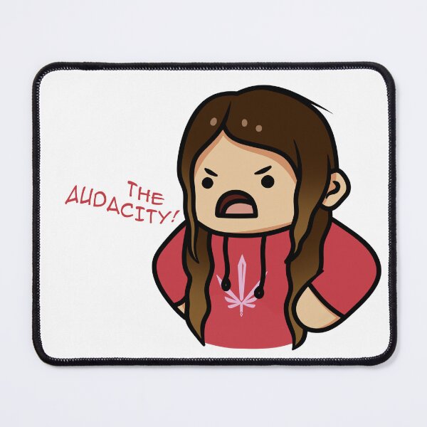 Item preview, Valkyrae shouting the audacity designed and sold by Jeongki.