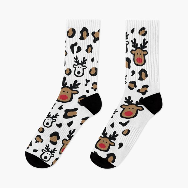 Item preview, Reindeer Leopard Pattern designed and sold by Roadvector Studio.