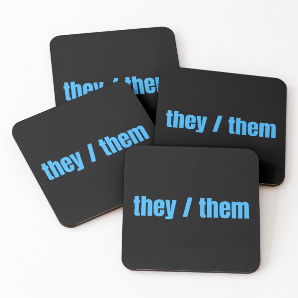 Item preview, They / Them Pronouns designed and sold by Nathalie Aynié.