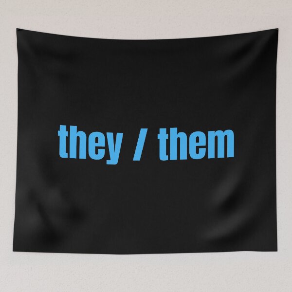 Item preview, They / Them Pronouns designed and sold by Nathalie Aynié.