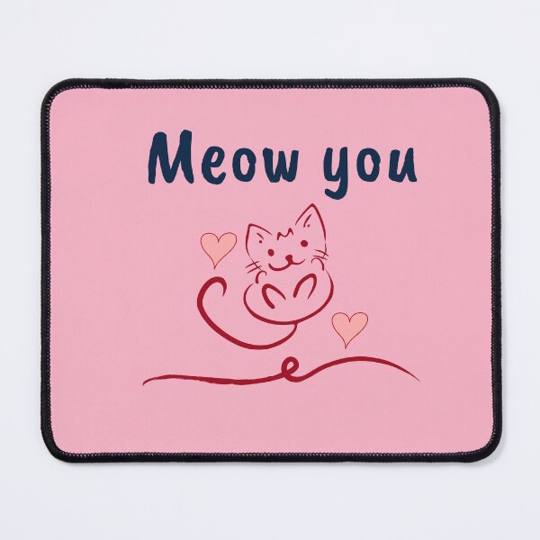 Item preview, Meow you-funny cat t shirt,Valentines gift designed and sold by medoutfits.