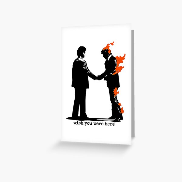 Wish You Were Here Greeting Cards Redbubble