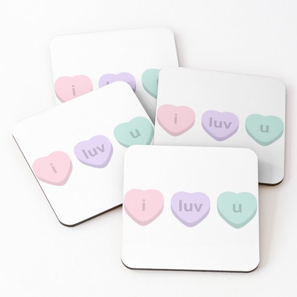 Item preview, i luv u candy hearts designed and sold by pastelsloth.
