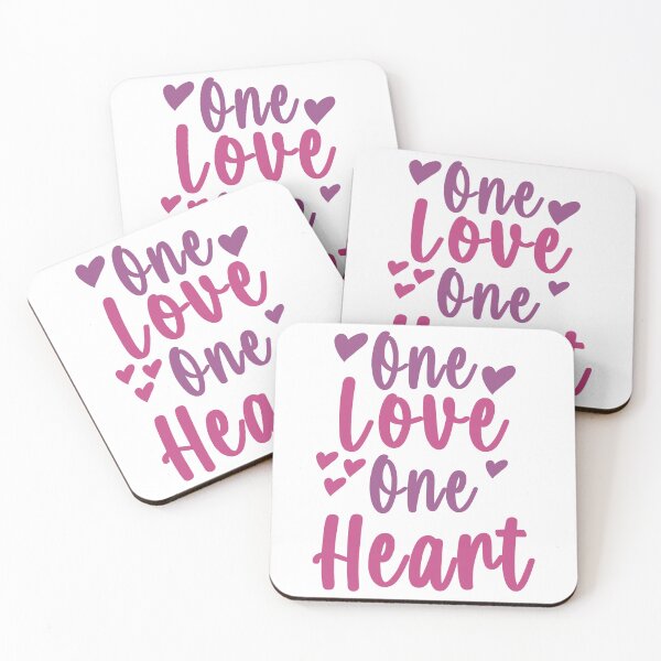 Item preview, One love, One heart cute and cool artwork designed and sold by Bilel ★★★★★.