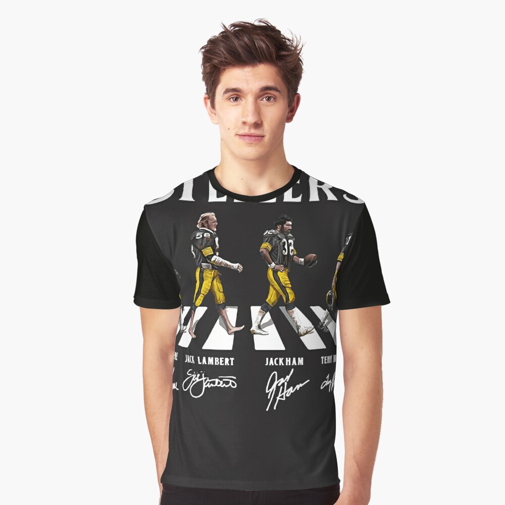 The-Steelers-Abbey-Road T-Shirt anime clothes Short sleeve plain t