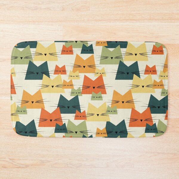 Item preview, Multicolored Cat Head Shapes  designed and sold by SweetTea4U.