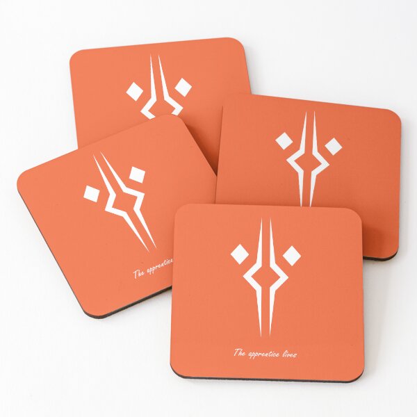 Item preview, The mark of the apprentice digital art logo orange pattern symbol  designed and sold by expresivedesign.