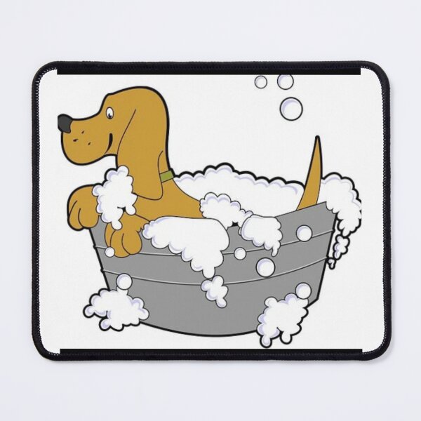 Item preview, Puppy in bath tub designed and sold by Saiamrita123.