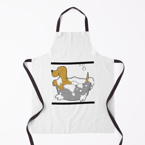Item preview, Puppy in bath tub designed and sold by Saiamrita123.