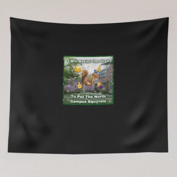 Item preview, Live Love North Campus Squirrels  Sticker designed and sold by MichaelFranks.