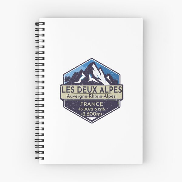 Item preview, Le Deux Alpes Ski France Skiing Alps Sticker T-Shirt 03 designed and sold by OuterShellUK.