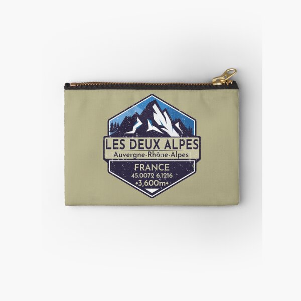 Item preview, Le Deux Alpes Ski France Skiing Alps Sticker T-Shirt 03 designed and sold by OuterShellUK.