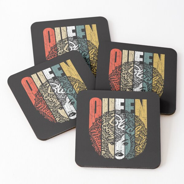 Item preview, Queen Black Graphic Tee Women Afro Art Words   designed and sold by Teresa Kamden.