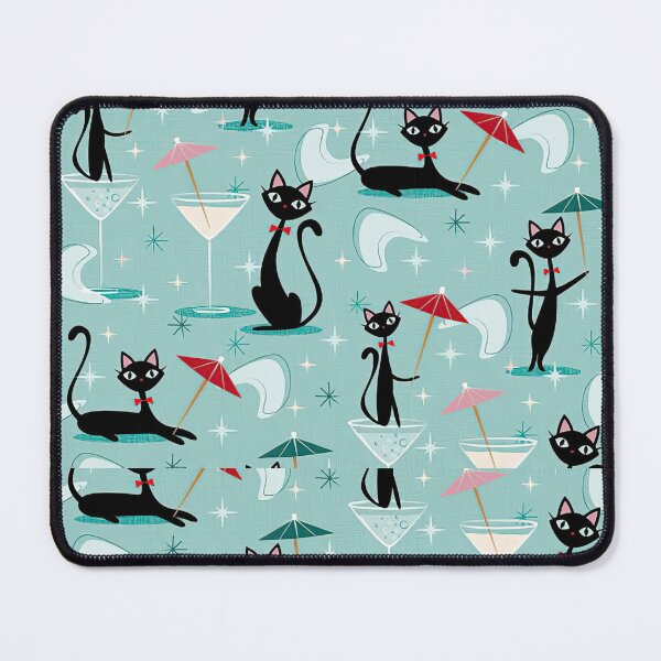 Item preview, Cartoon Black Cat Cocktail  designed and sold by SweetTea4U.