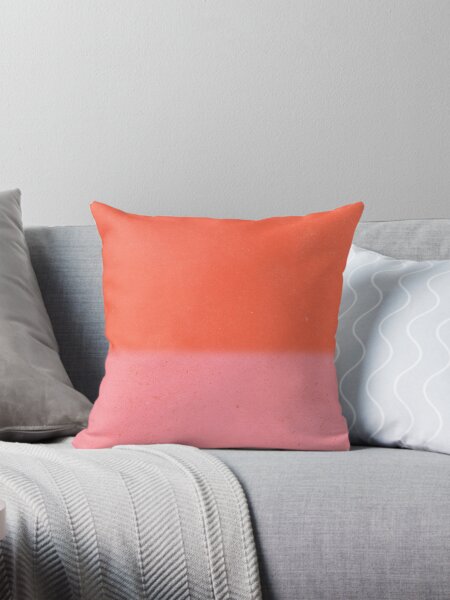 Item preview, Color Block Coral Pink Peach Orange Abstract Modern designed and sold by trajeado14.