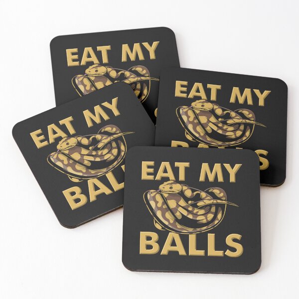 Item preview, BALL PYTHON Kiss My Balls   designed and sold by LavilleBlit.