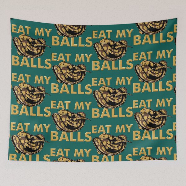 Item preview, BALL PYTHON Kiss My Balls   designed and sold by LavilleBlit.