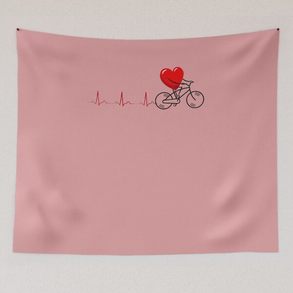 Item preview, Cycling Bicycle Biking, Heartbeat Bicycle Tee designed and sold by EspenoyStore.