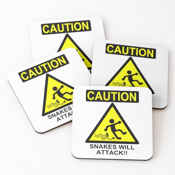Item preview, Caution Snakes will Attack!!   designed and sold by LavilleBlit.