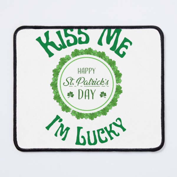 Item preview, Kiss Me I'm Lucky designed and sold by PeppernCo.