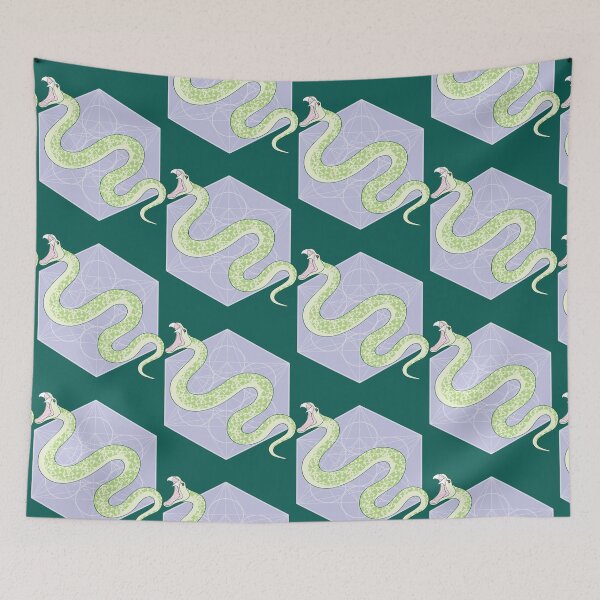 Item preview, Snake on a polygonal plane   designed and sold by LavilleBlit.