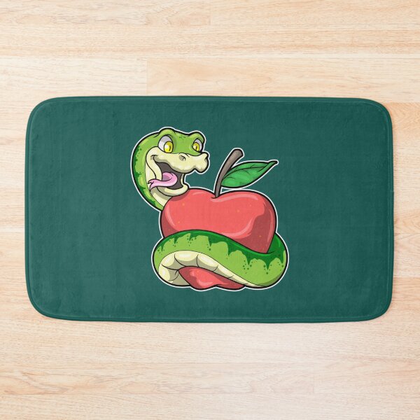 Item preview, Snake with green Head _amp_ Apple   designed and sold by LavilleBlit.