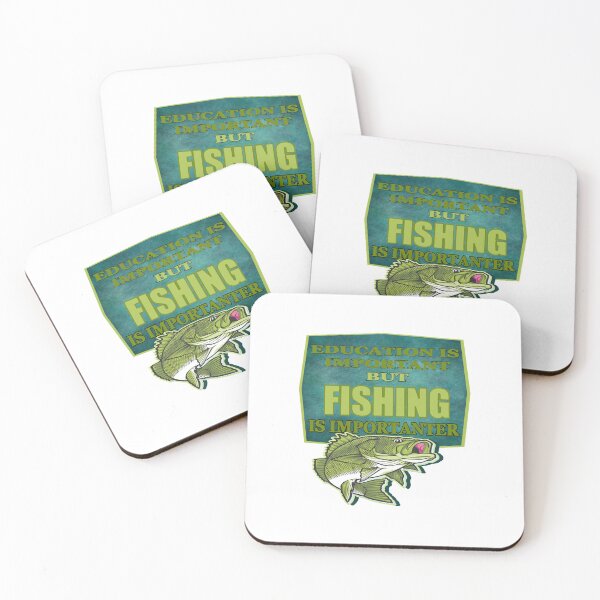 Item preview, Education Is Important. But Fishing Is Importanter. Funny Fishing Quote  designed and sold by kabirphillips.
