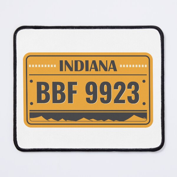 Item preview, INDIANA Licence Plate  designed and sold by enzoblszk.