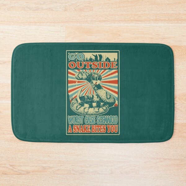 Item preview, Vintage Go Outside Worst Case Scenario A Snake Kills You    designed and sold by LavilleBlit.