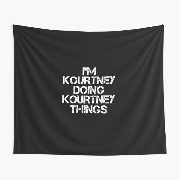 Aperçu de l'œuvre T-shirt Kourtney Name - Je suis Kourtney Doing Kourtney Things Name Gift Item Tee créée et vendue par chezeva.