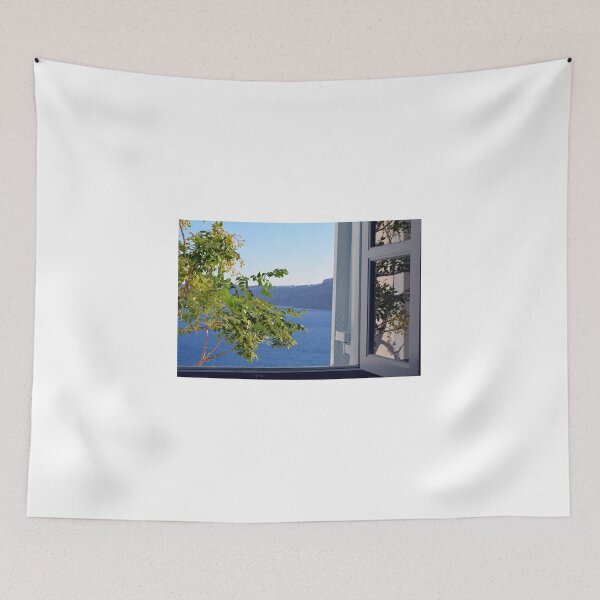 Item preview, Olive tree in front of a window in Santorini, Greece designed and sold by oanaunciuleanu.