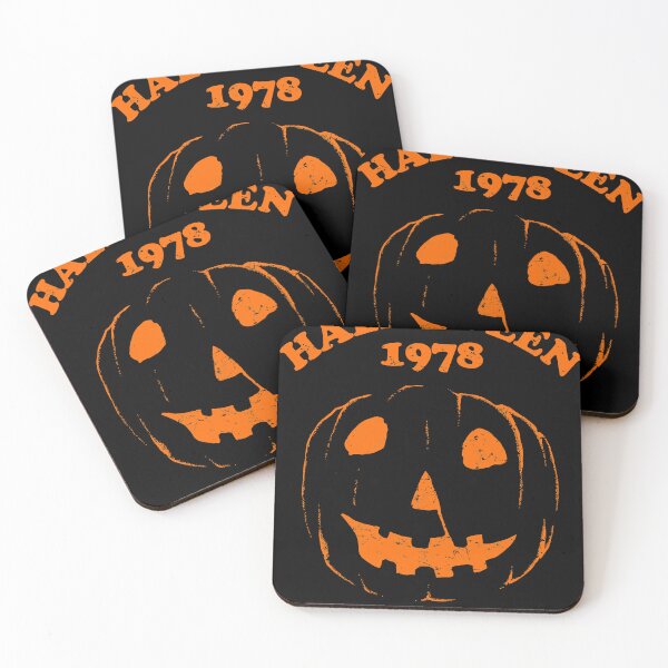 Item preview, Halloween 1978 Holiday Spooky Myers Pumpkin Haddonfield Classic T-Shirt.png designed and sold by LisaCaine.